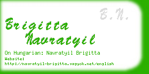 brigitta navratyil business card